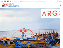 Tablet Screenshot of nauticacontinental.com
